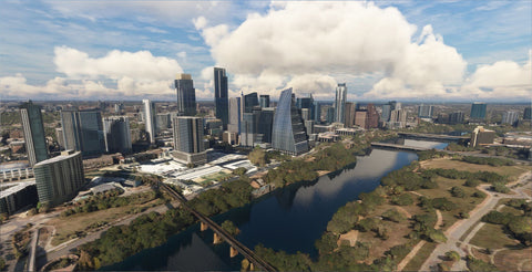 SamScene3D Austin Modern City for MSFS