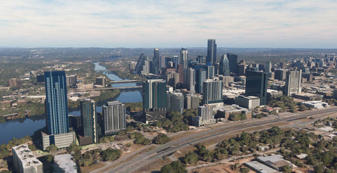 SamScene3D Austin Modern City for MSFS