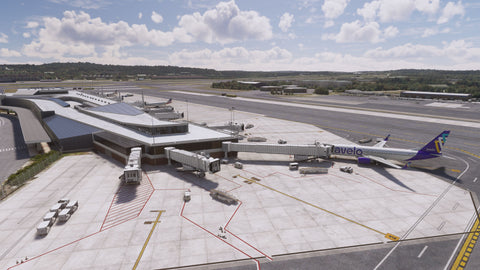 AeroDesigns Manchester Boston Regional (KMHT) for MSFS