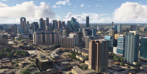 SamScene3D Dallas Modern City for MSFS