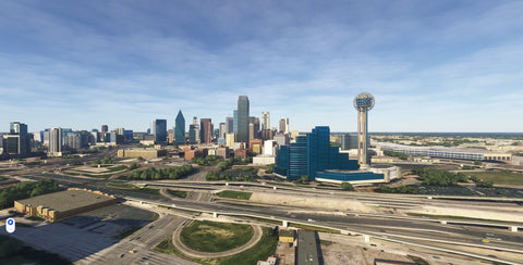 SamScene3D Dallas Modern City for MSFS