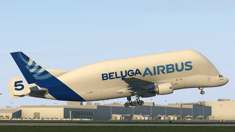 iniBuilds A300 BelugaST ON THE LINE