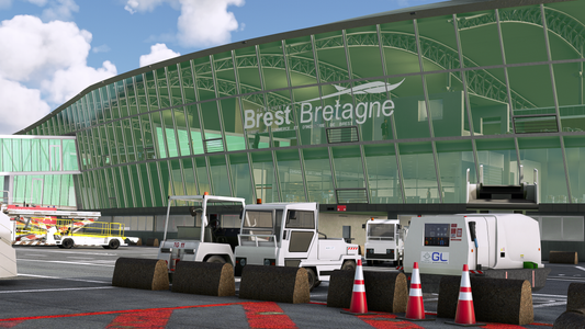 Pilot Experience Sim Brest-Bretagne (LFRB) for MSFS