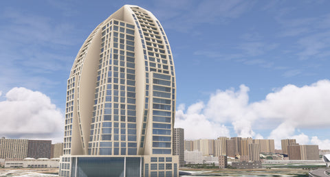 Azrsim Baku Landmarks for MSFS