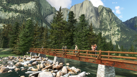 Cli4D Designs Yosemite Valley for MSFS-2020