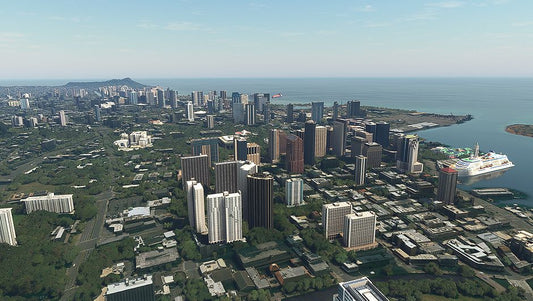 SamScene3D Honolulu Modern City for MSFS