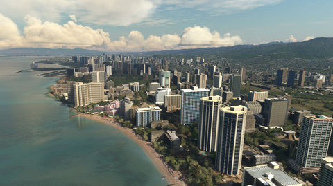 SamScene3D Honolulu Modern City for MSFS