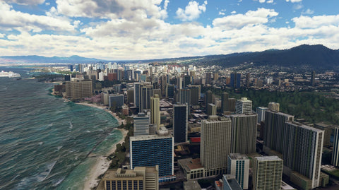 SamScene3D Honolulu Modern City for MSFS