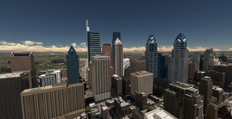 SamScene3D Philadelphia Modern City for MSFS