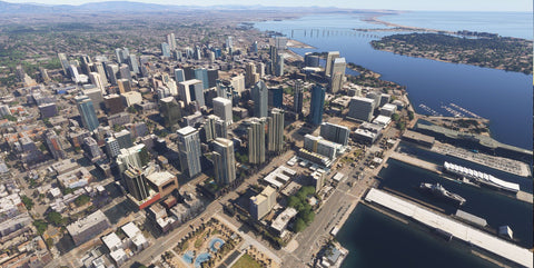 SamScene3D San Diego Modern City for MSFS