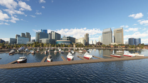 SamScene3D San Diego Modern City for MSFS