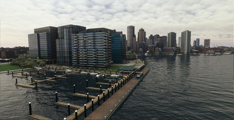 SamScene3D Boston Modern City for MSFS