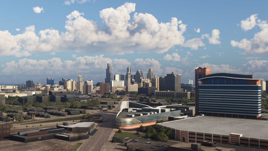 Dfflyer Direct Michigan & Windsor Ontario City Pack for MSFS