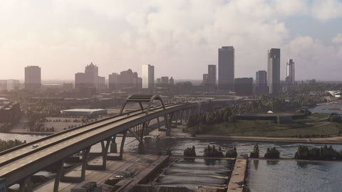 Dfflyer Direct Milwaukee Wisconsin City & Bridges Pack for MSFS