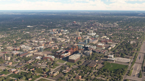 Dfflyer Direct Midtown Detroit Michigan City Pack for MSFS