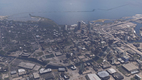 Dfflyer Direct Milwaukee Wisconsin City & Bridges Pack for MSFS