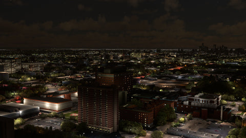 Dfflyer Direct Midtown Detroit Michigan City Pack for MSFS