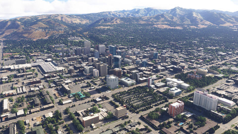 Dfflyer Direct Salt Lake City Utah City Pack for MSFS