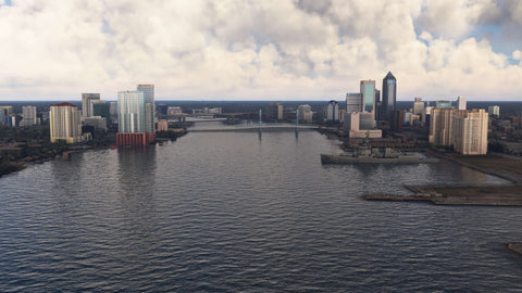 Dfflyer Direct Jacksonville Florida City & Bridges Pack for MSFS