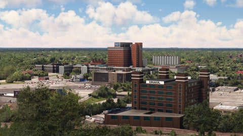 Dfflyer Direct Midtown Detroit Michigan City Pack for MSFS