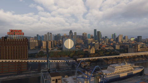 Dfflyer Direct Montreal Quebec City Pack for MSFS