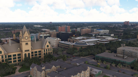 Dfflyer Direct Midtown Detroit Michigan City Pack for MSFS