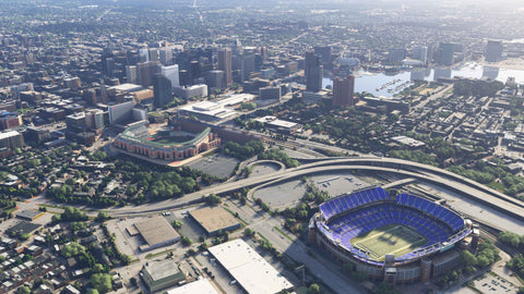 Dfflyer Direct Baltimore Maryland City Pack for MSFS