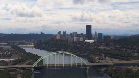 Dfflyer Direct Pittsburgh Pennsylvania City & Bridges Pack for MSFS