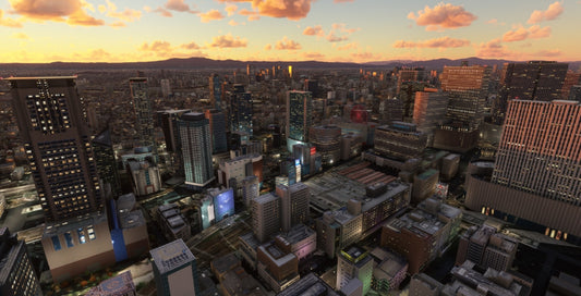 SamScene3D Osaka City for MSFS-2020