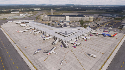 AeroDesigns Manchester Boston Regional (KMHT) for MSFS