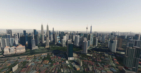 SamScene3D Kuala Lumpur Mega City for MSFS