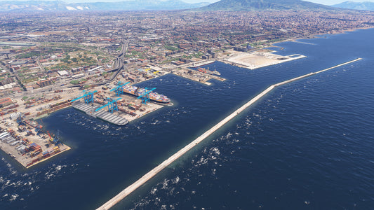 Dreamscenery Italy Ports, Refineries & Industrial Landmarks VFR for MSFS-2024