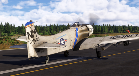Miltech Simulations A-1 Skyraider for MSFS