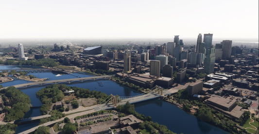 SamScene3D Minneapolis Modern City for MSFS