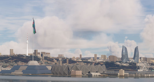 Azrsim Baku Landmarks for MSFS