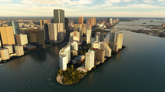 Iron Sim Miami City Skyline for MSFS-2020