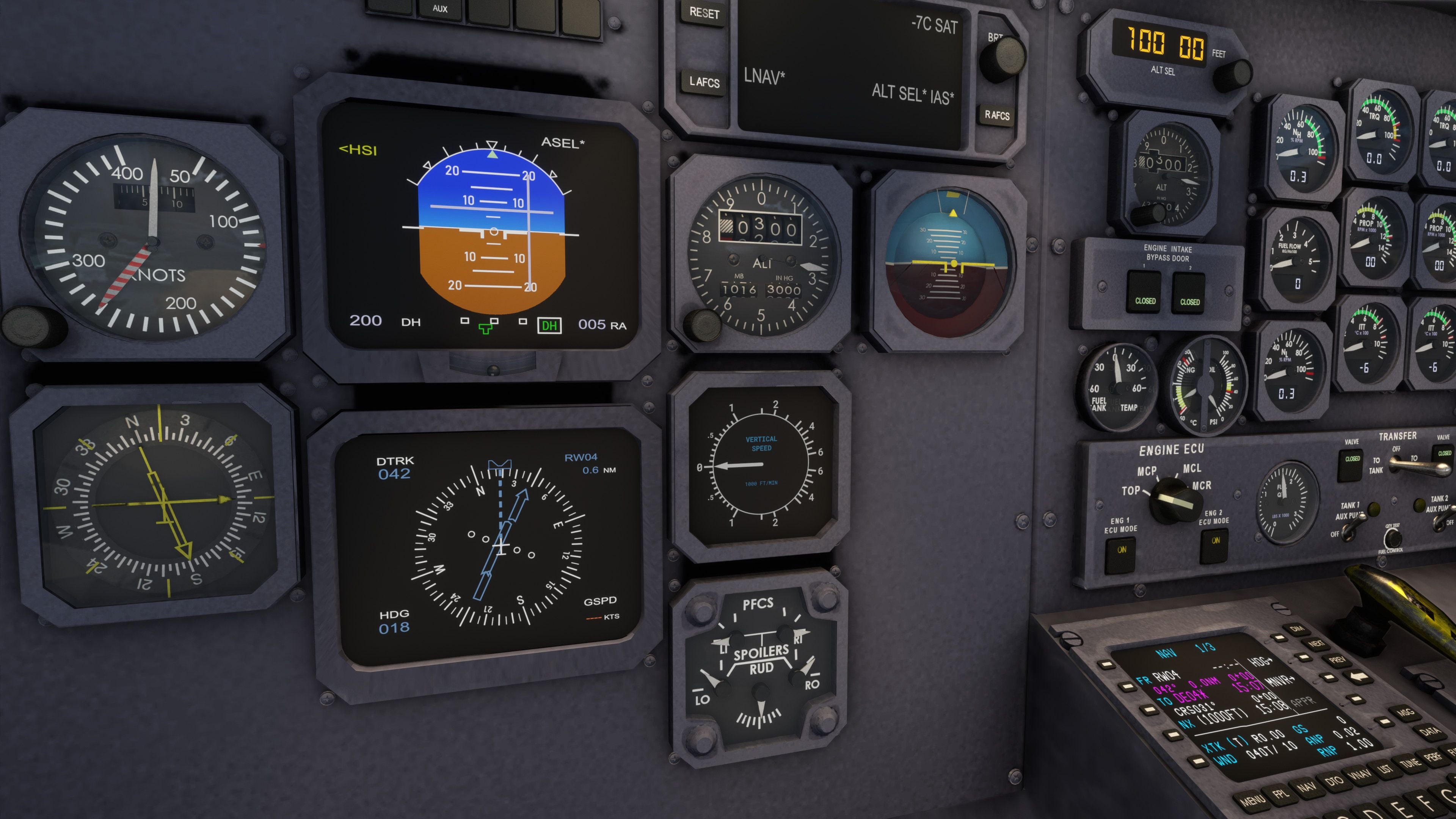 Software Instrument Dashboard Virtualcol FS Software Dash 8-200 for MSFS – iniBuilds Store