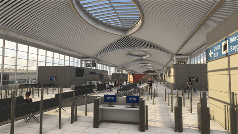 MK-STUDIOS Rome-Fiumicino (LIRF) for MSFS