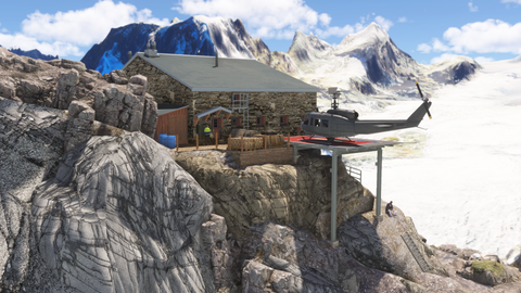 Cli4D Designs Cabane des Vignettes Helipad for MSFS-2024