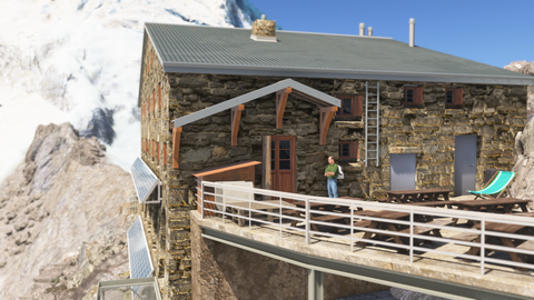 Cli4D Designs Cabane des Vignettes Helipad for MSFS-2024