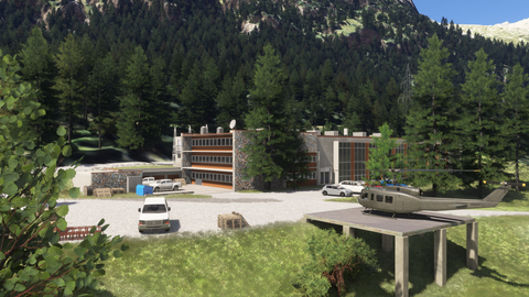 Cli4D Designs Cabane des Vignettes Helipad for MSFS-2024